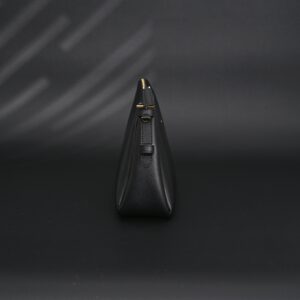 Prada Cleo Black Brushed Leather Shoulder Bag - Image 4