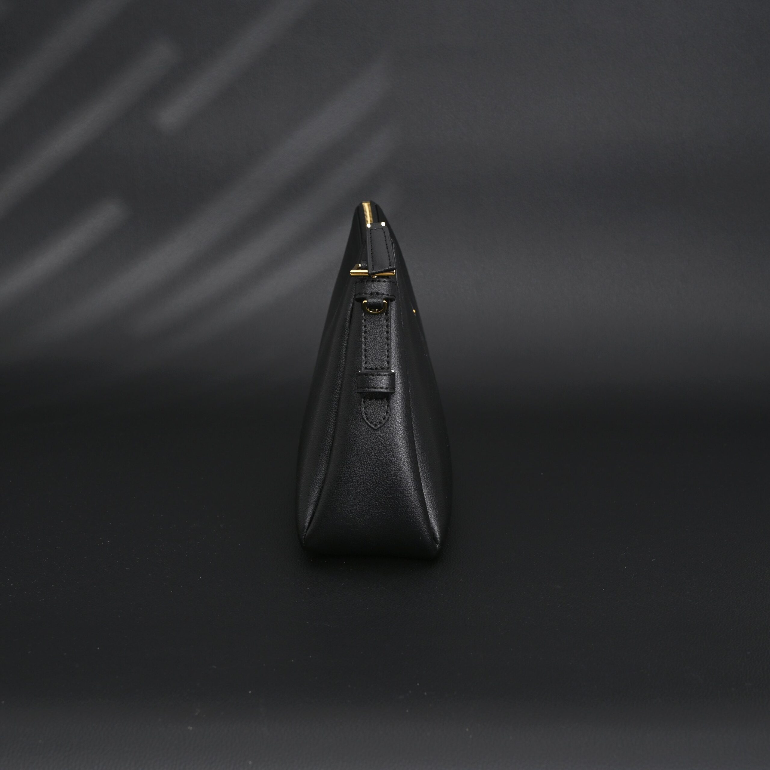 Prada Cleo Black Brushed Leather Shoulder Bag - Image 4