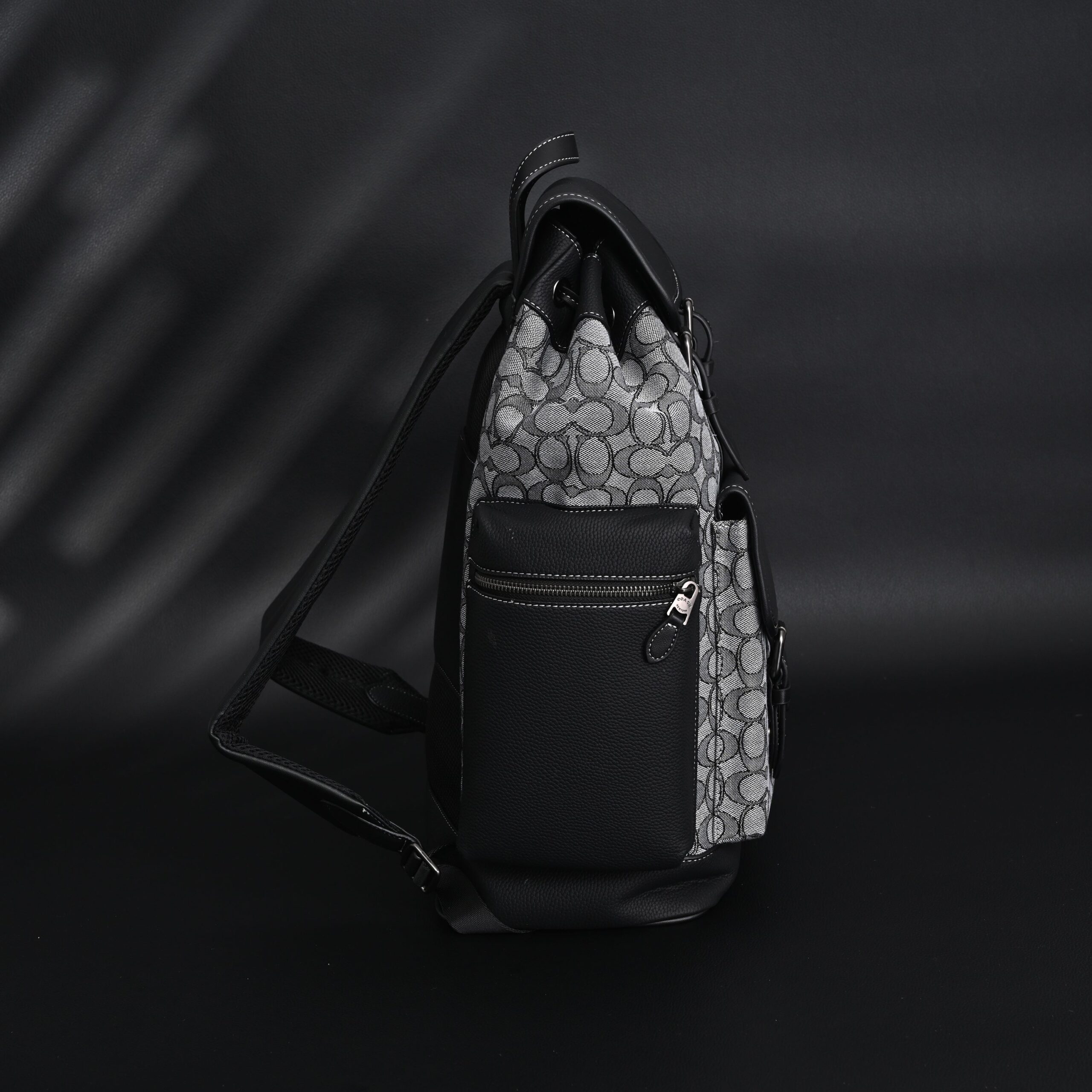 Coach CH Sprint Backpack – Signature Canvas & Leather - Image 3