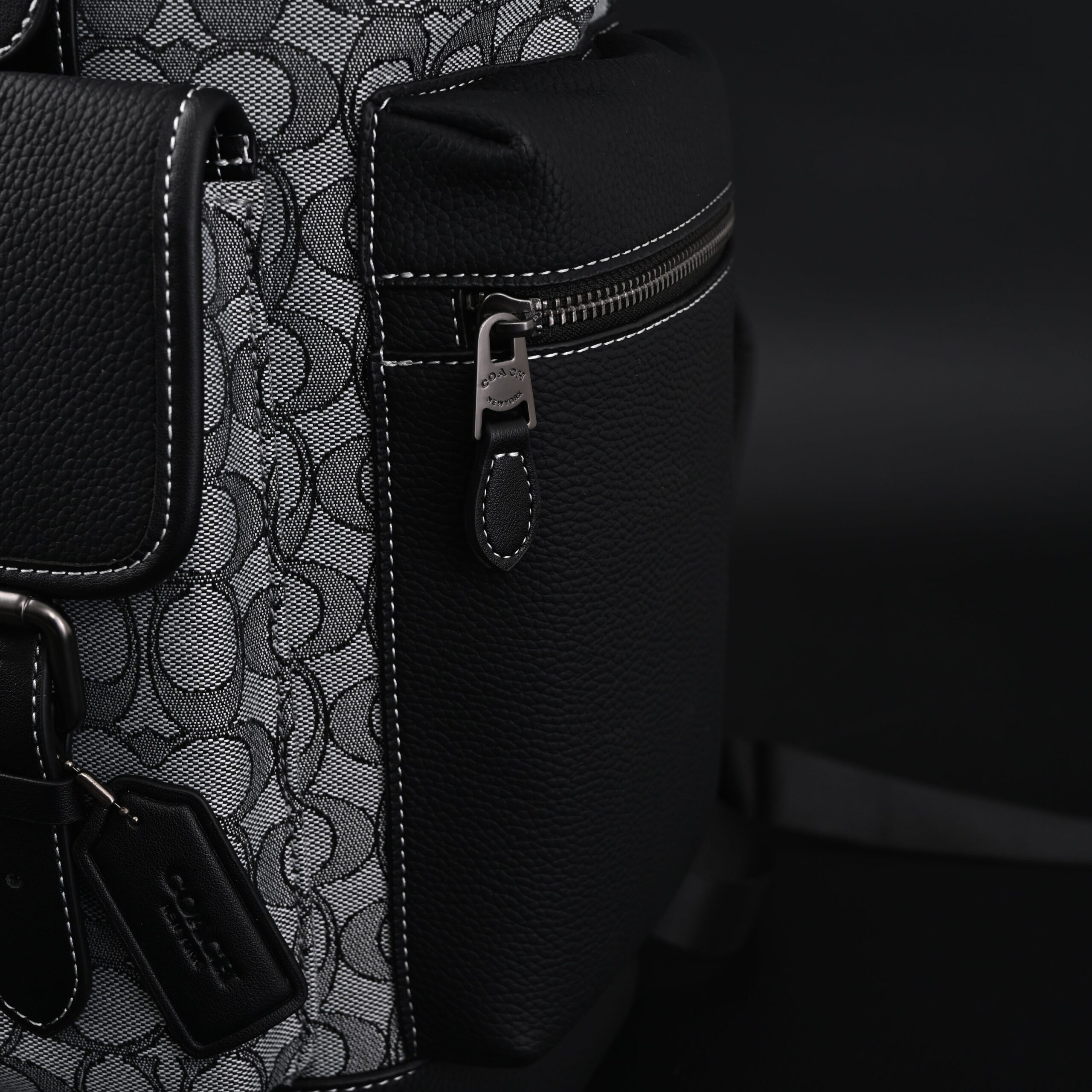 Coach CH Sprint Backpack – Signature Canvas & Leather - Image 10