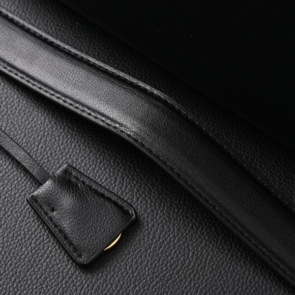 Prada Cleo Black Brushed Leather Shoulder Bag