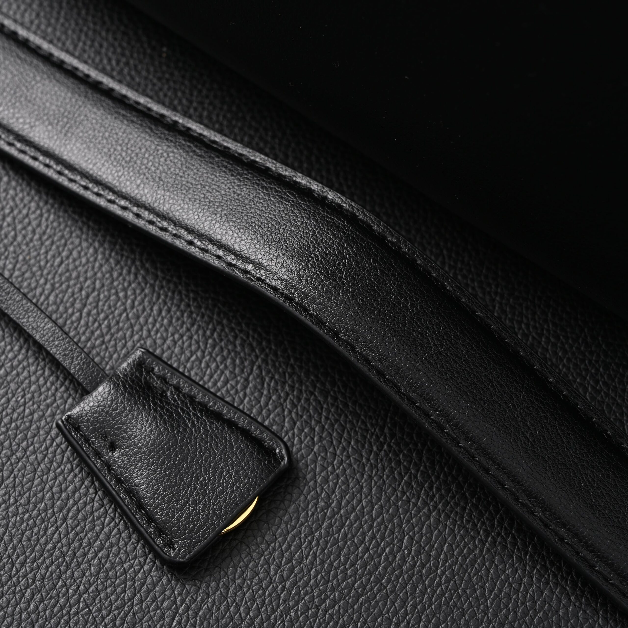Prada Cleo Black Brushed Leather Shoulder Bag - Image 16
