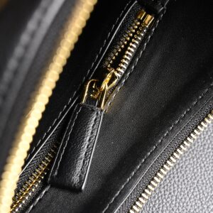 Prada Cleo Black Brushed Leather Shoulder Bag - Image 18