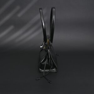 Prada Cleo Black Patent Leather Shoulder Bag with Gold Hardware - Image 6