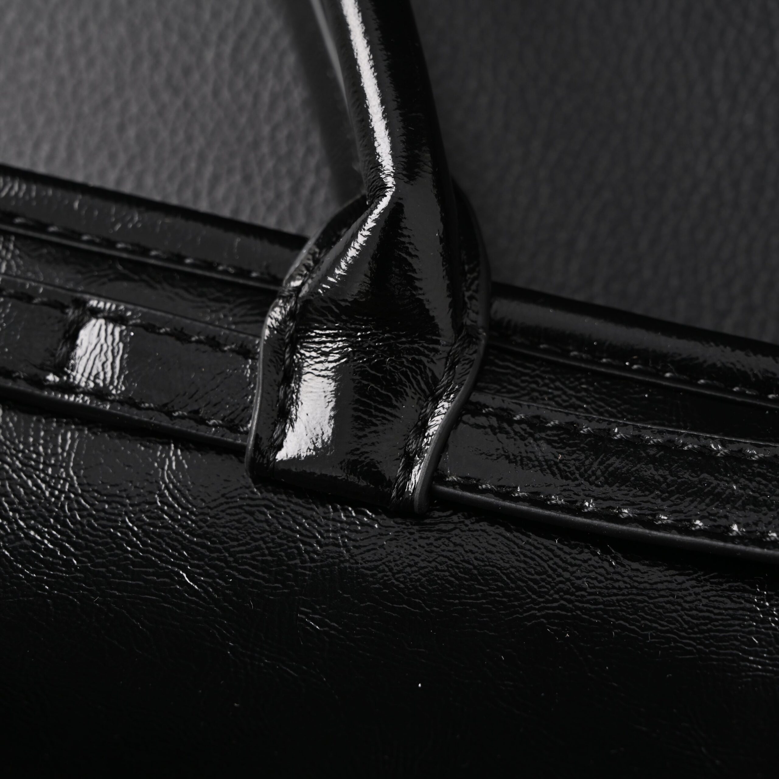 Prada Cleo Black Patent Leather Shoulder Bag with Gold Hardware - Image 15