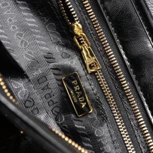 Prada Cleo Black Patent Leather Shoulder Bag with Gold Hardware - Image 18