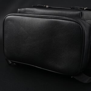 Coach Men’s Leather Backpack – Black Signature Canvas - Image 9