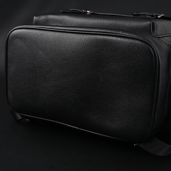 Coach Men’s Leather Backpack – Black Signature Canvas