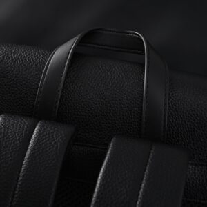 Coach Men’s Leather Backpack – Black Signature Canvas - Image 14