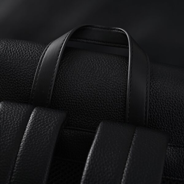 Coach Men’s Leather Backpack – Black Signature Canvas