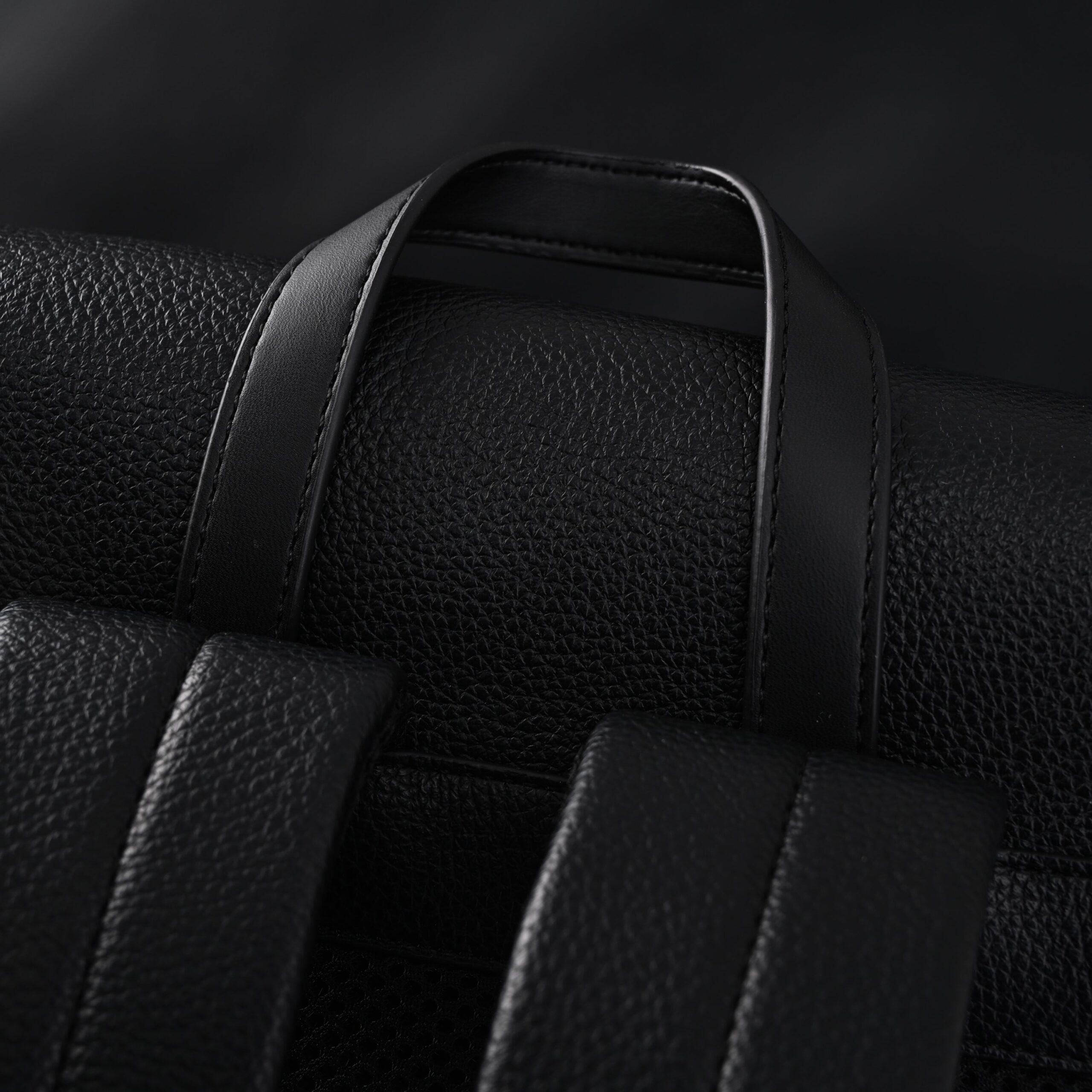 Coach Men’s Leather Backpack – Black Signature Canvas - Image 14