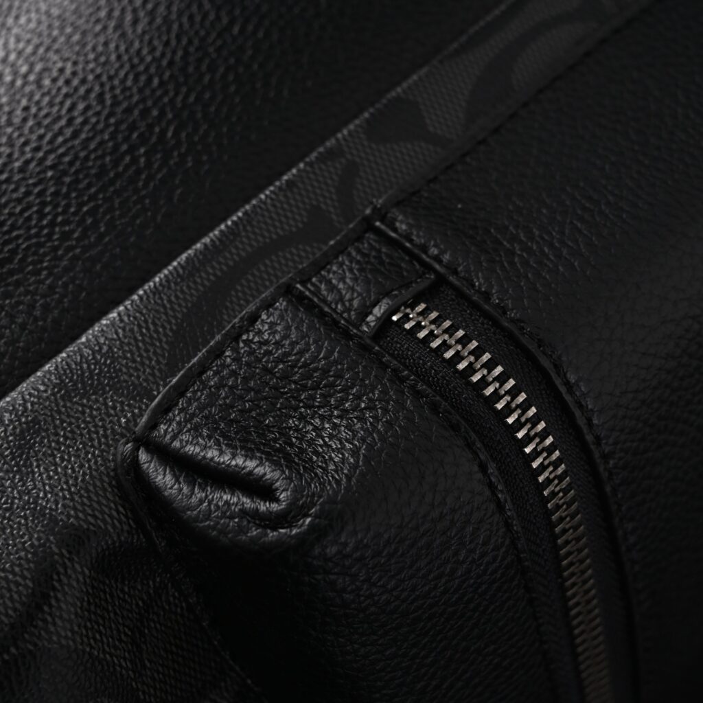 Coach Men’s Leather Backpack – Black Signature Canvas