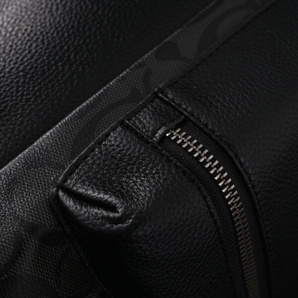 Coach Men’s Leather Backpack – Black Signature Canvas