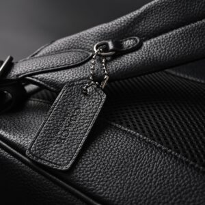 Coach Men’s Leather Backpack – Black Signature Canvas - Image 17