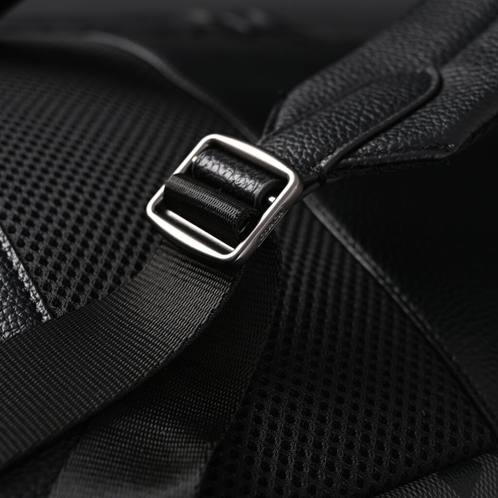 Coach Men’s Leather Backpack – Black Signature Canvas