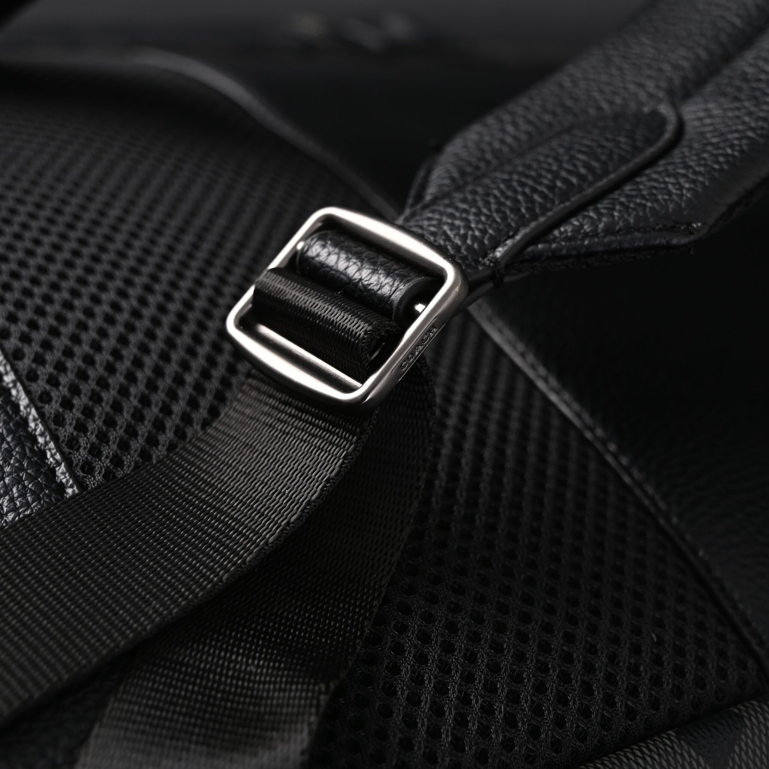 Coach Men’s Leather Backpack – Black Signature Canvas - Image 18