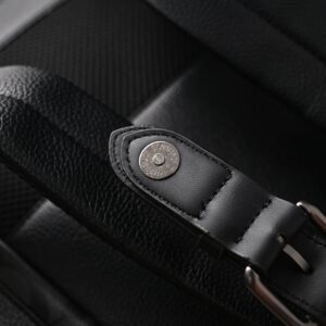 Coach Men’s Leather Backpack – Black Signature Canvas - Image 21