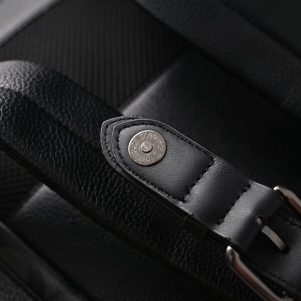Coach Men’s Leather Backpack – Black Signature Canvas