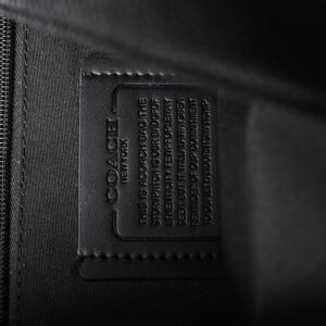 Coach Men’s Leather Backpack – Black Signature Canvas - Image 22