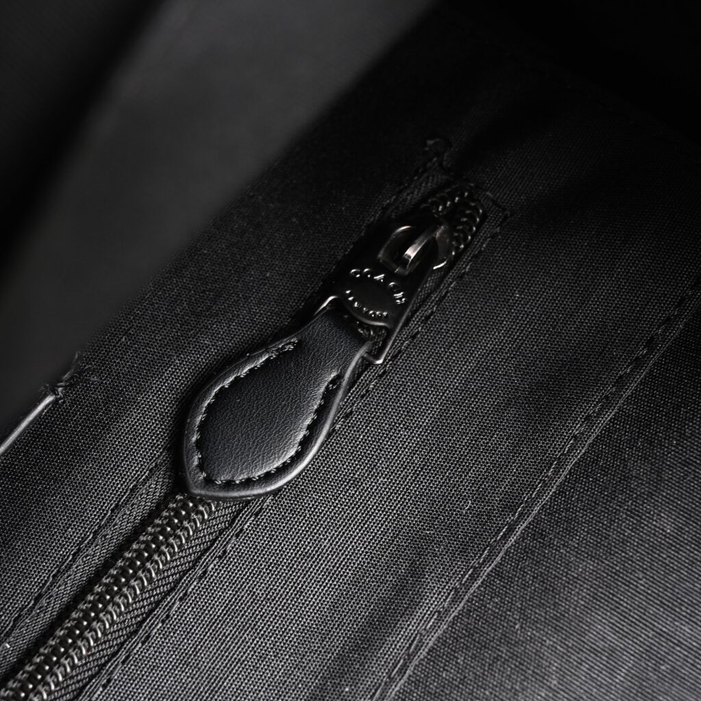 Coach Men’s Leather Backpack – Black Signature Canvas