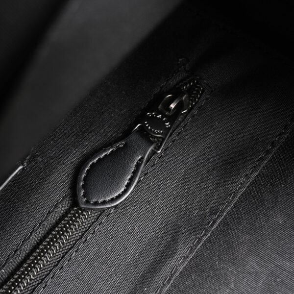 Coach Men’s Leather Backpack – Black Signature Canvas