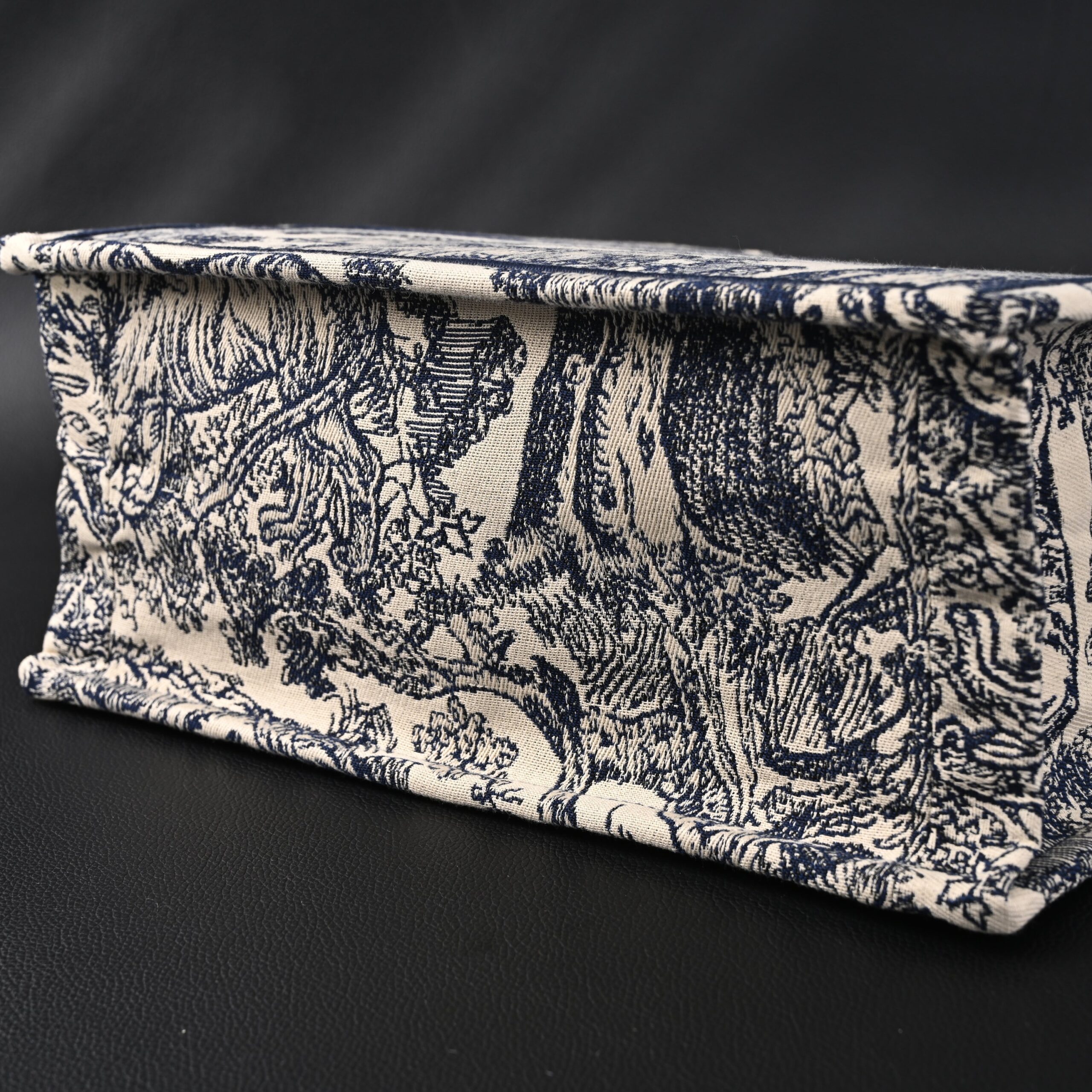 Dior Book Tote Bag – Blue Toile de Jouy Embroidery - Image 7