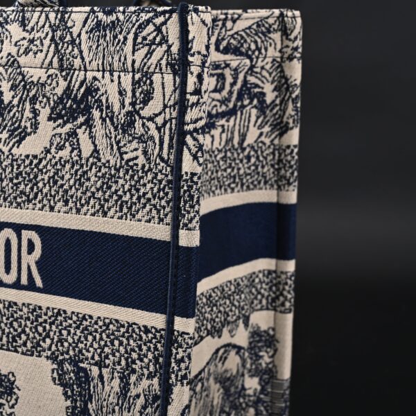 Dior Book Tote Bag – Blue Toile de Jouy Embroidery