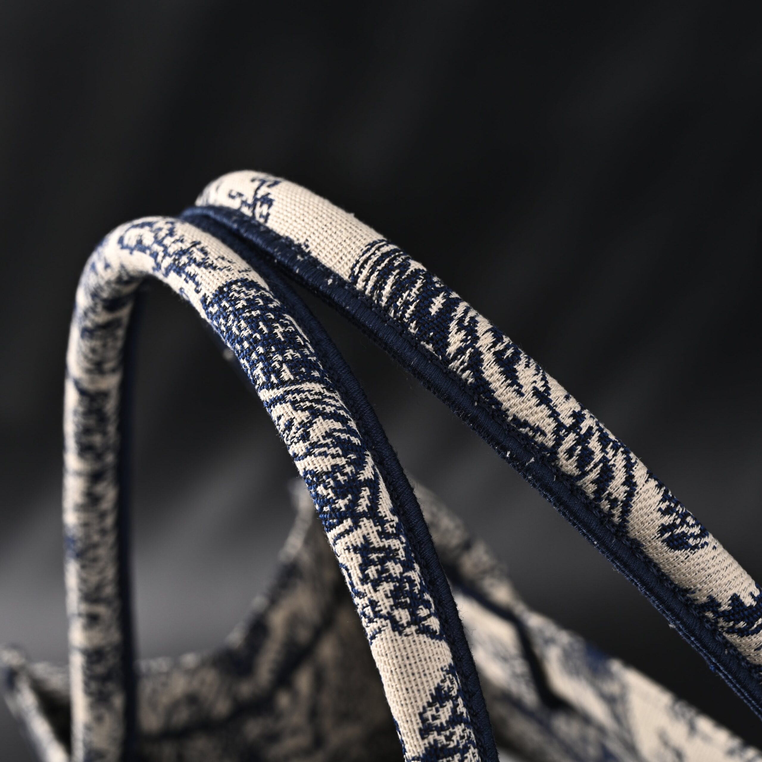 Dior Book Tote Bag – Blue Toile de Jouy Embroidery - Image 10