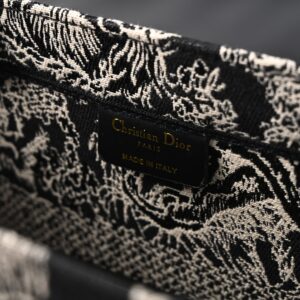 Dior Book Tote Bag – Black Toile de Jouy Embroidery - Image 15