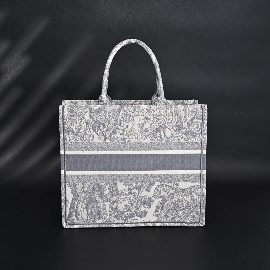 Christian Dior Large Book Tote – Toile de Jouy Embroidery