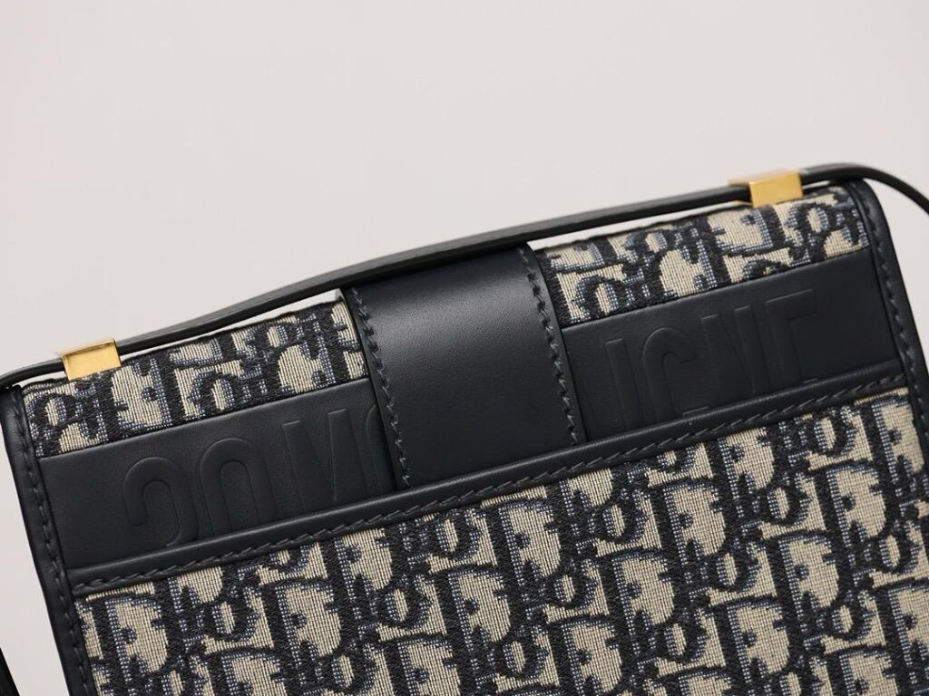 Dior 30 Montaigne Bag Oblique Blue Jacquard