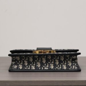 Dior 30 Montaigne Bag Oblique Blue Jacquard - Image 3