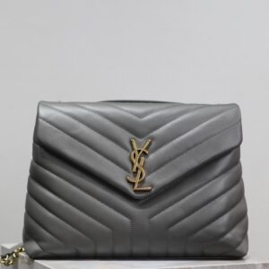 YSL Loulou Small Bag Gray