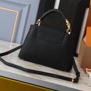 Louis Vuitton Capucines BB Top Handle Bag – Black Taurillon Leather - Image 2
