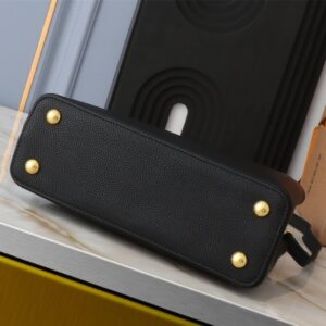 Louis Vuitton Capucines BB Top Handle Bag – Black Taurillon Leather - Image 4