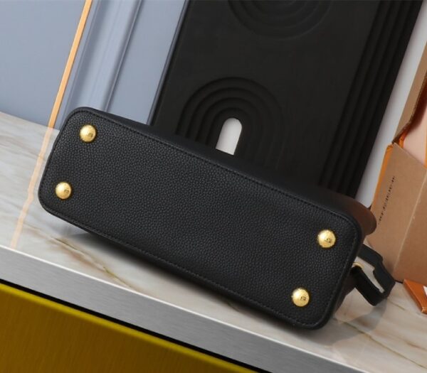 Louis Vuitton Capucines BB Top Handle Bag – Black Taurillon Leather