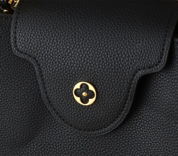 Louis Vuitton Capucines BB Top Handle Bag – Black Taurillon Leather