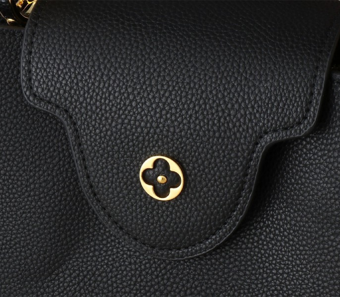 Louis Vuitton Capucines BB Top Handle Bag – Black Taurillon Leather - Image 5