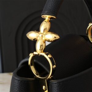 Louis Vuitton Capucines BB Top Handle Bag – Black Taurillon Leather - Image 7
