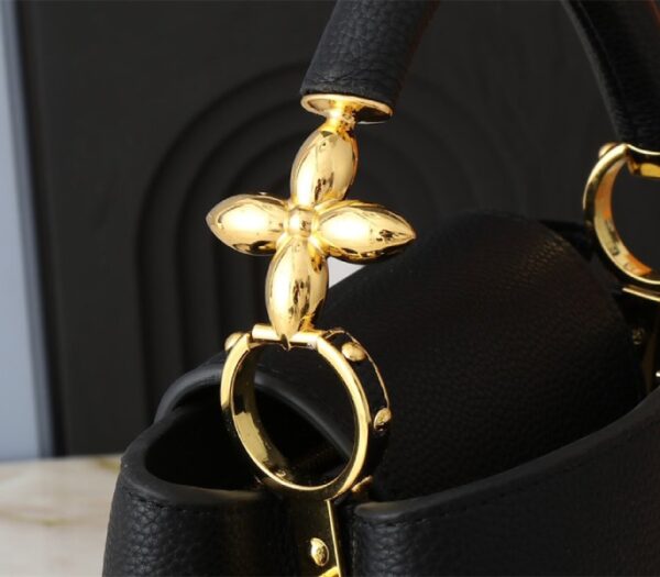 Louis Vuitton Capucines BB Top Handle Bag – Black Taurillon Leather