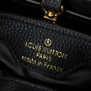 Louis Vuitton Capucines BB Top Handle Bag – Black Taurillon Leather - Image 6