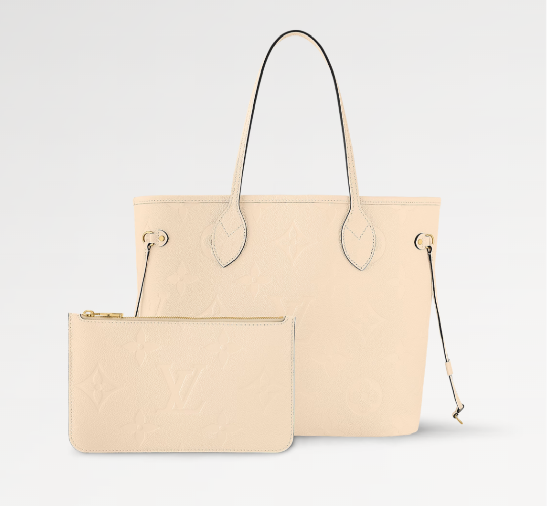 Louis Vuitton Neverfull MM Crème beige - Image 7
