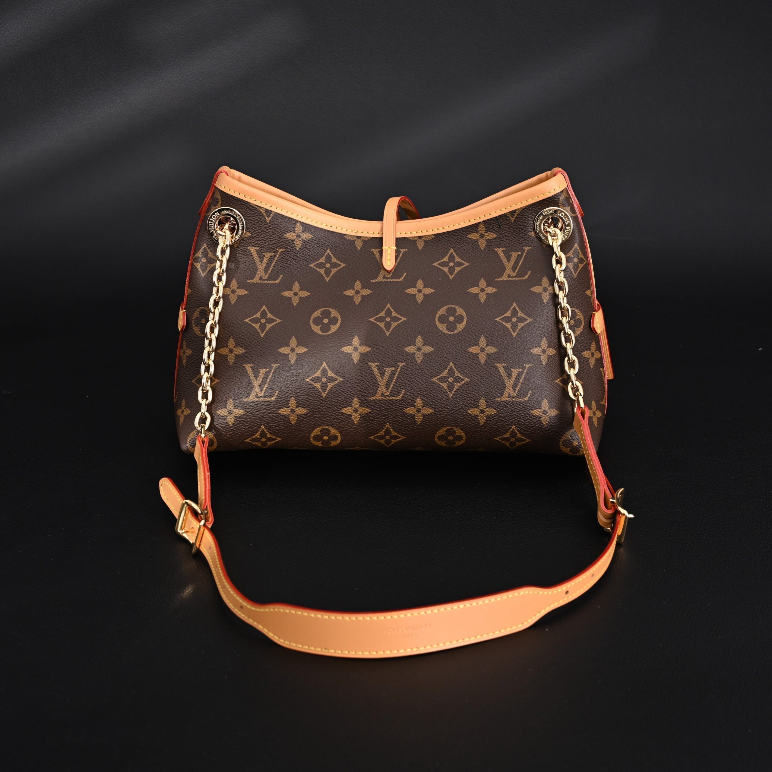 Louis Vuitton CarryAll BB Monogram Canvas Shoulder Bag – Classic Brown (M13014) - Image 10