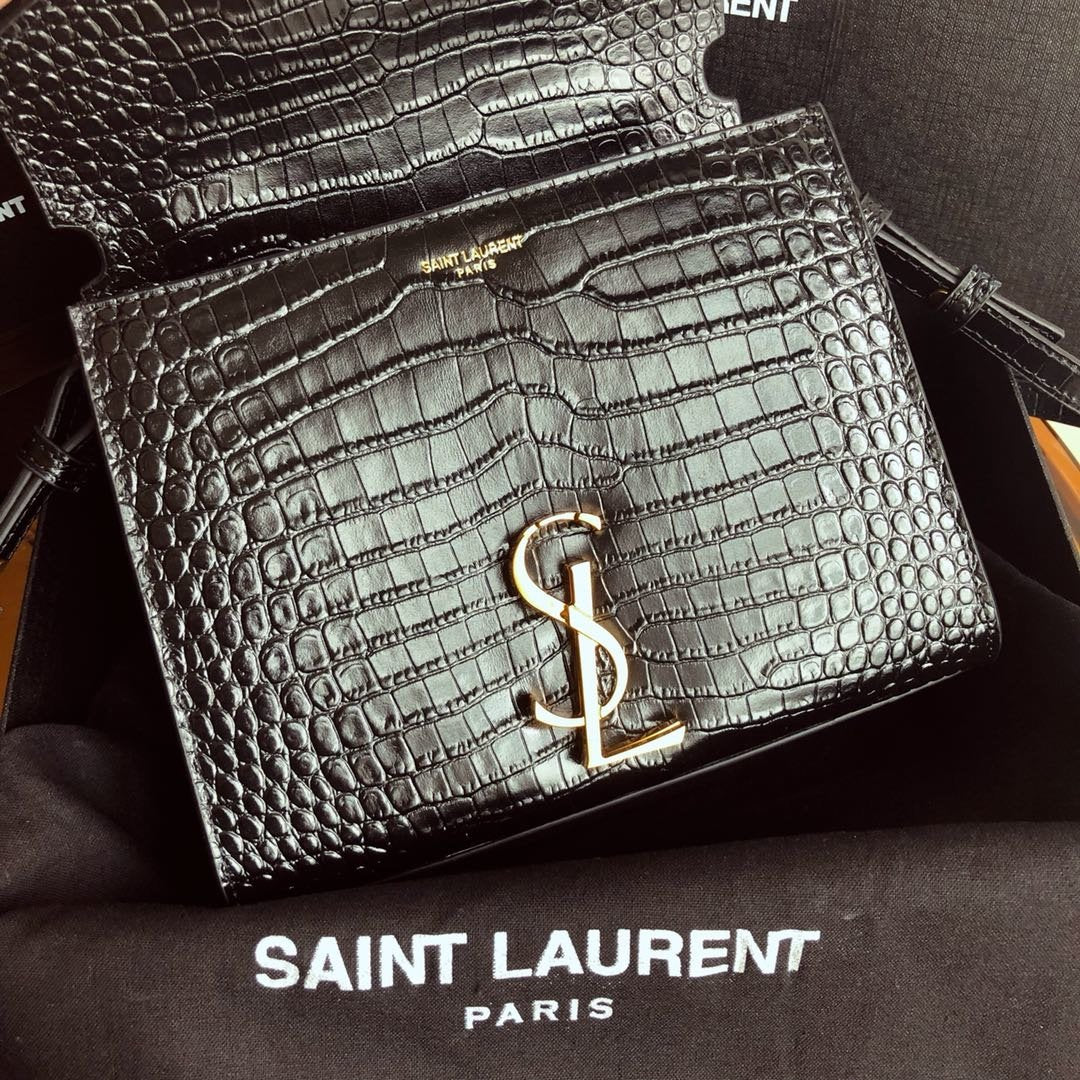 YSL Cassandra Mini Top Handle Bag Black - Image 7