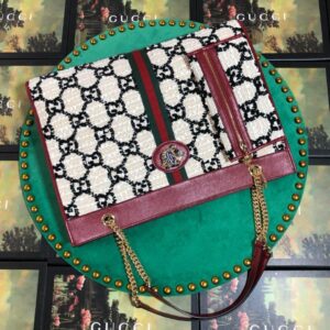 Tweed Wool Gucci Bag - Image 4