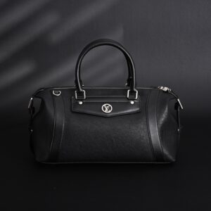 Louis Vuitton Nano Biker Bag in Black Lambskin Leather – Top Handle & Shoulder Carry (M14623) - Image 6