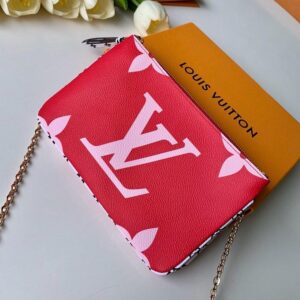 Louis Vuitton Monogram Giant Double zip pochette