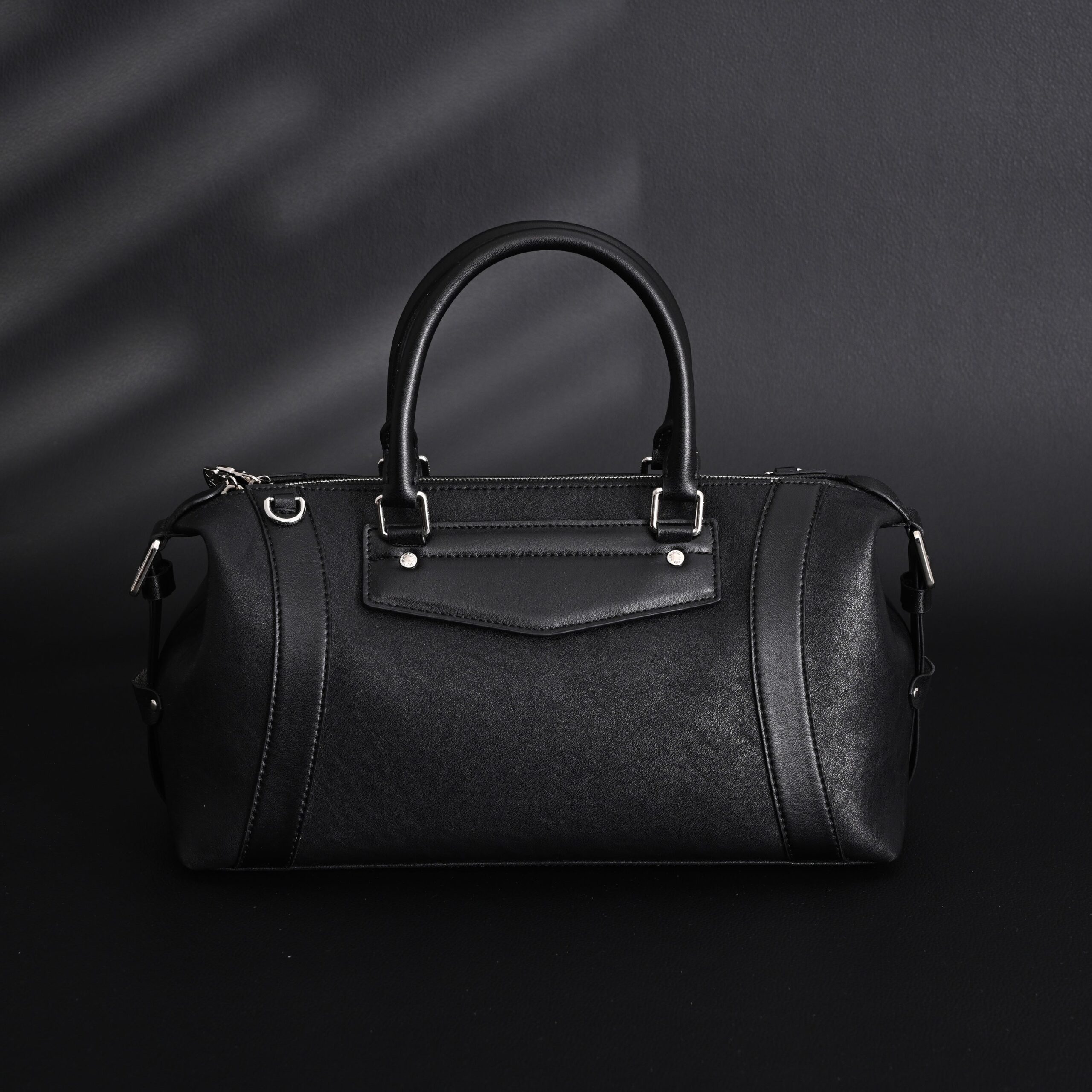 Louis Vuitton Nano Biker Bag in Black Lambskin Leather – Top Handle & Shoulder Carry (M14623) - Image 7