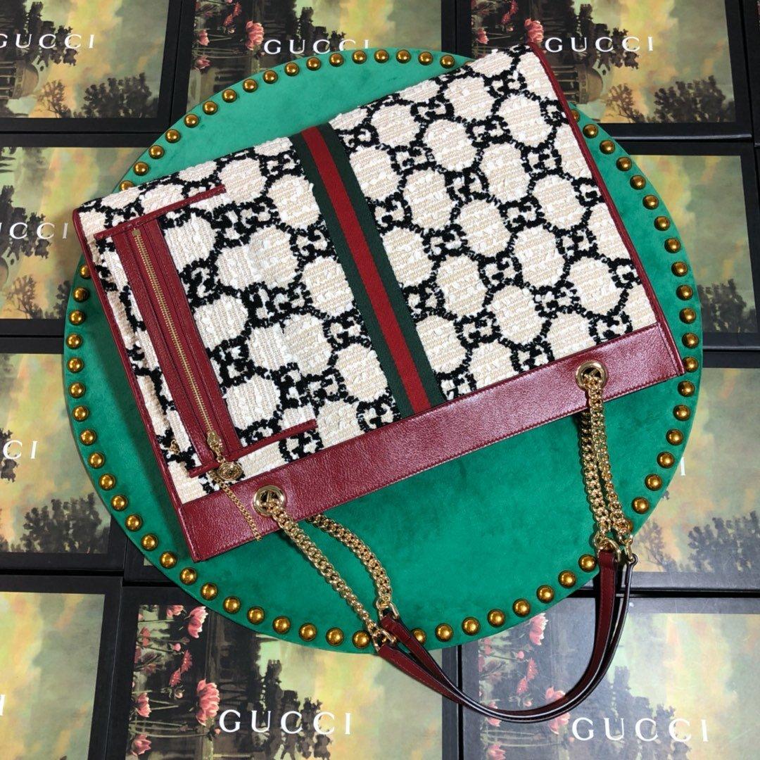 Tweed Wool Gucci Bag - Image 6