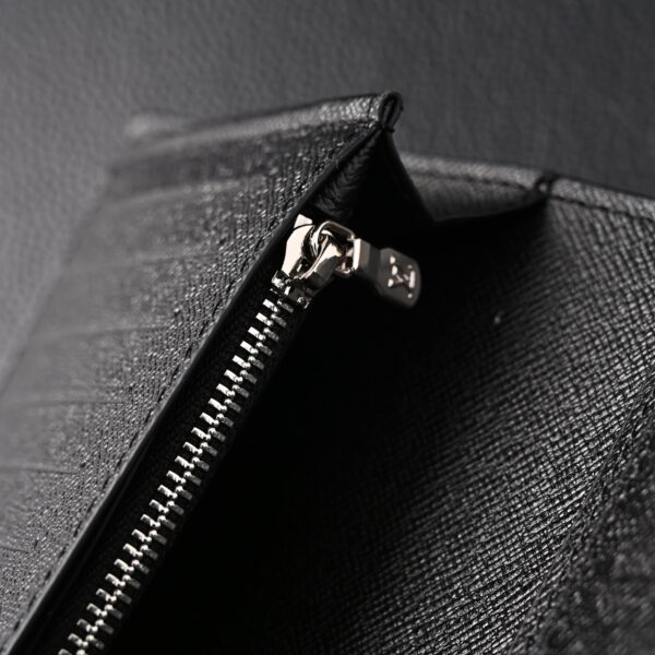Louis Vuitton Brazza Wallet – Damier Graphite Canvas Long Bifold (N62665)